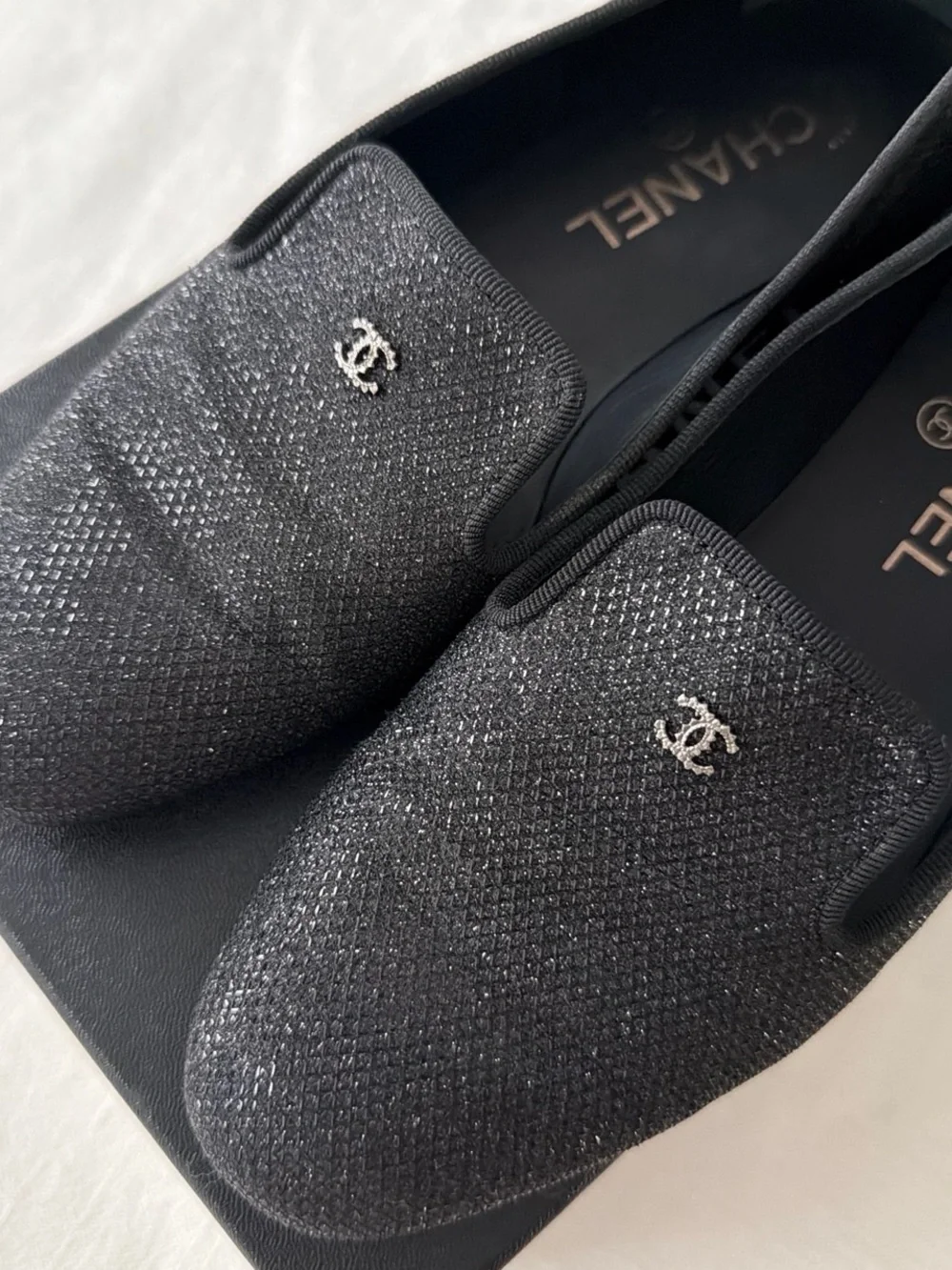 Chanel Black  Loafers - Women's Luxury Slip-On